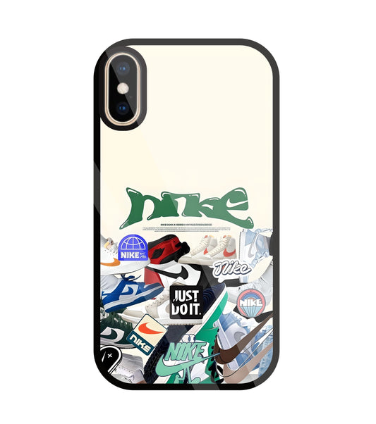 Nike Shoes Glass Case For Apple iPhone Xs
