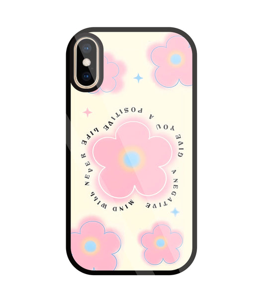 Positive Life Glass Case For Apple iPhone Xs