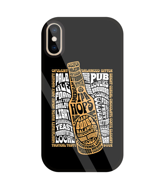 Pub Lover Glass Case For Apple iPhone Xs