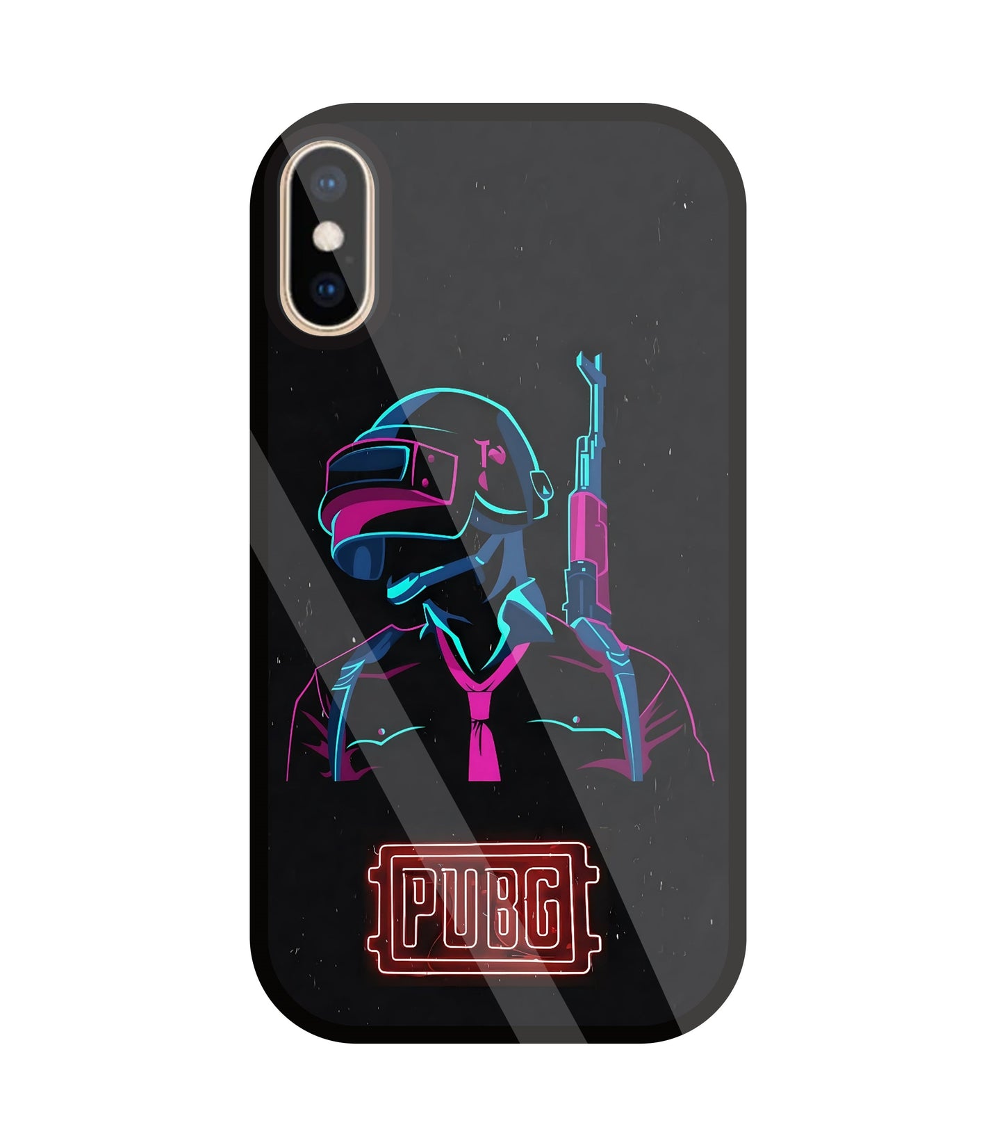 Pubg Glass Case For Apple iPhone Xs