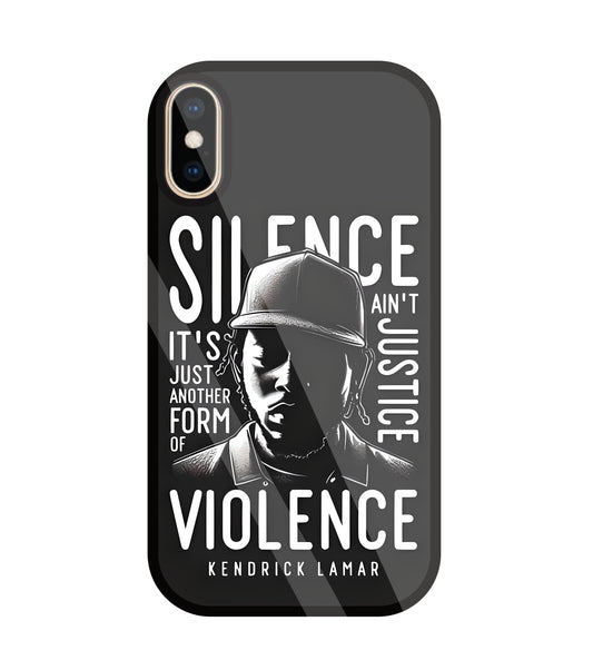 Silence Glass Case For Apple iPhone Xs