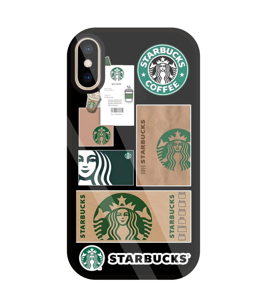 Starbucks 1971 Glass Case For Apple iPhone Xs