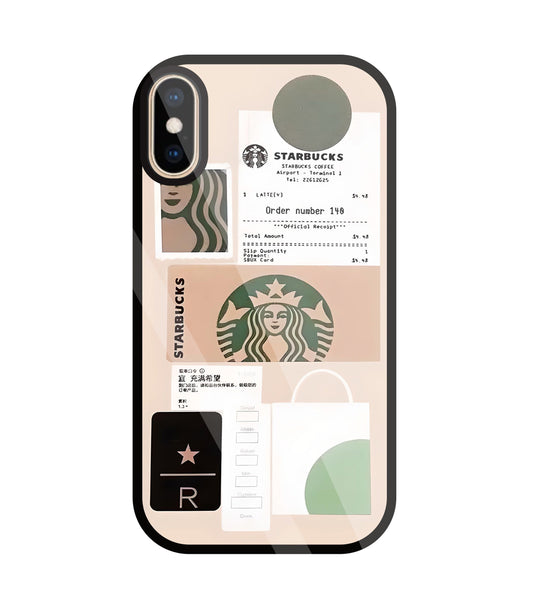 Starbucks Order No Glass Case For Apple iPhone Xs