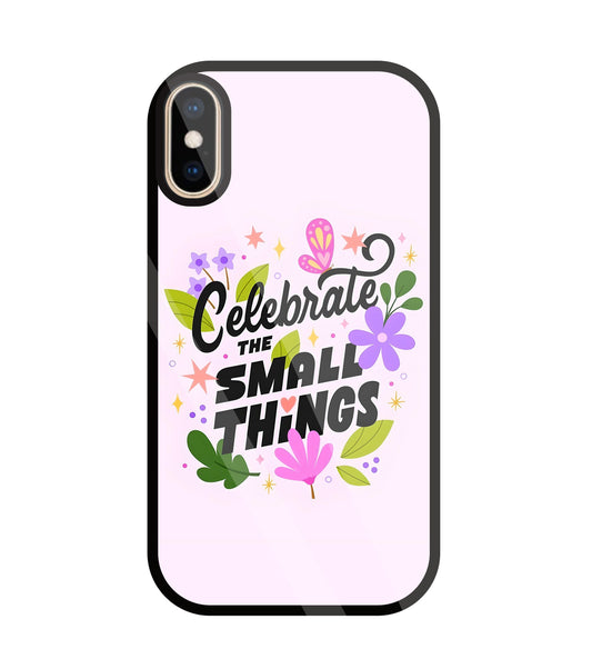 The Small Things Glass Case For Apple iPhone Xs