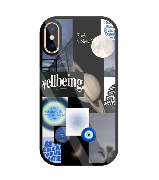 WellBeing Glass Case For Apple iPhone Xs