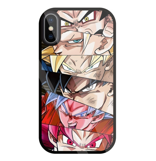 All Super Saiyan Glass Case For Apple iPhone X