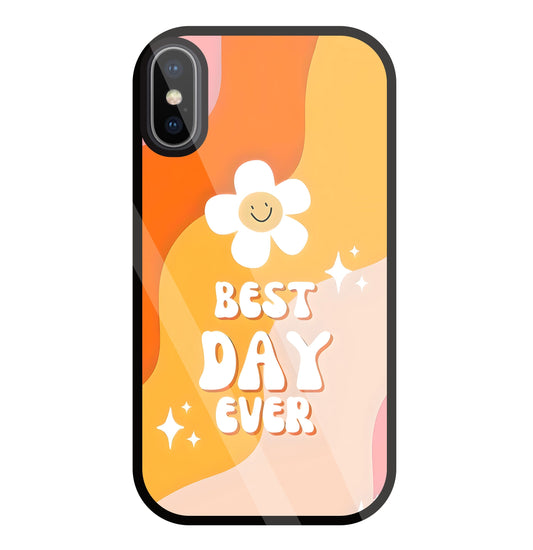Best Day Ever Glass Case For Apple iPhone X
