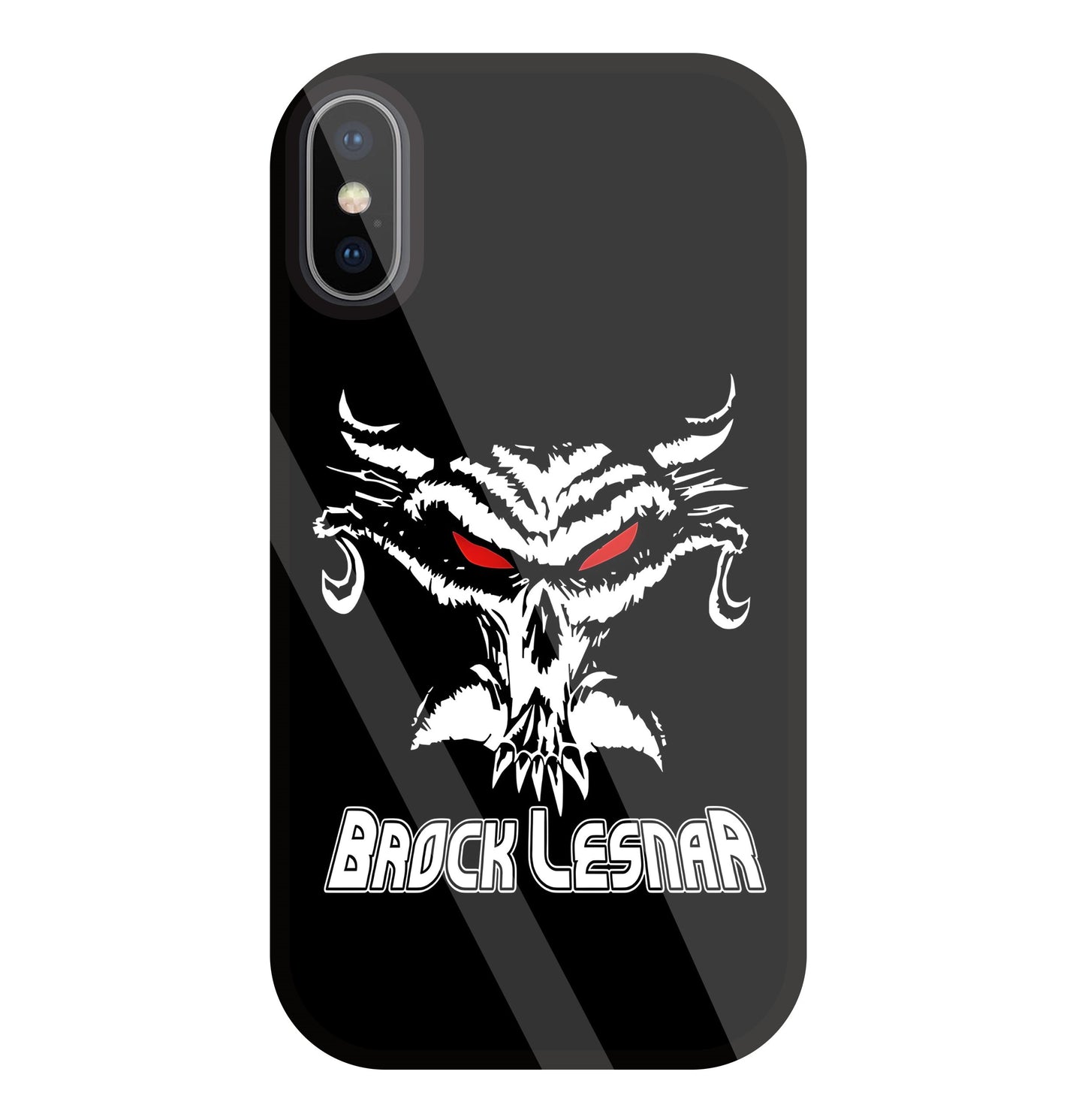 Brock Lesnar WWE Glass Case For Apple iPhone X