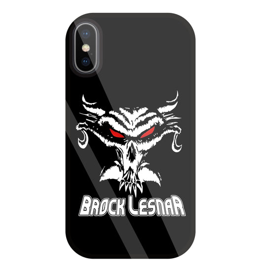 Brock Lesnar WWE Glass Case For Apple iPhone X