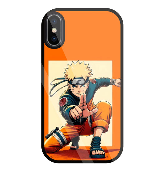 Cute Naruto Glass Case For Apple iPhone X