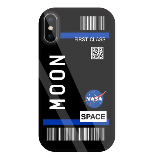 First Class Nasa Glass Case For Apple iPhone X