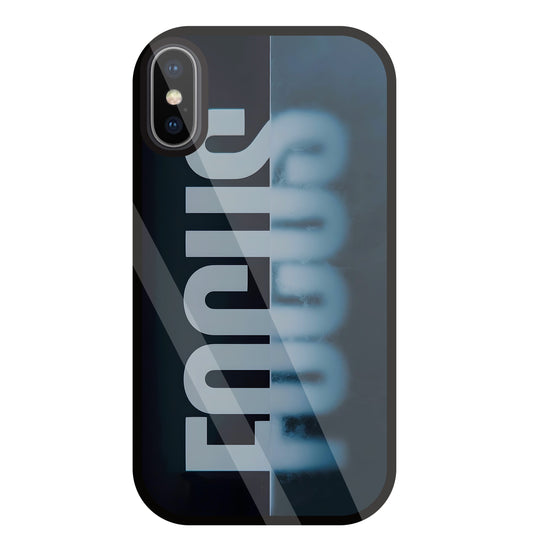 Focus Mirror Glass Case For Apple iPhone X
