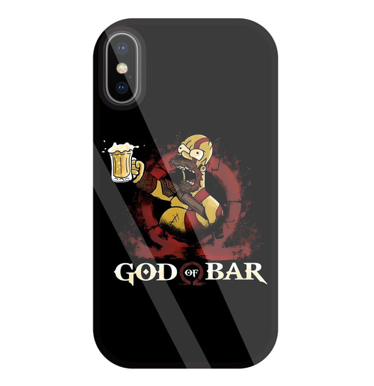 God Of Bar Glass Case For Apple iPhone X