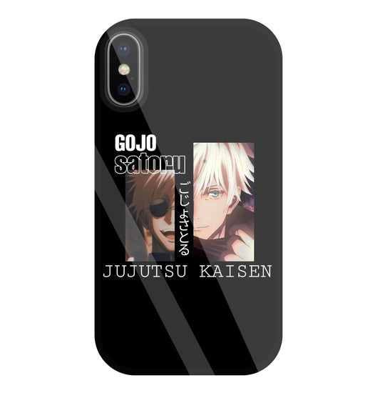 Gojo And Kaisen Glass Case For Apple iPhone X