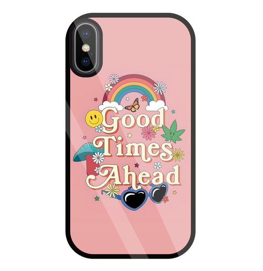 Good Times Ahead Glass Case For Apple iPhone X