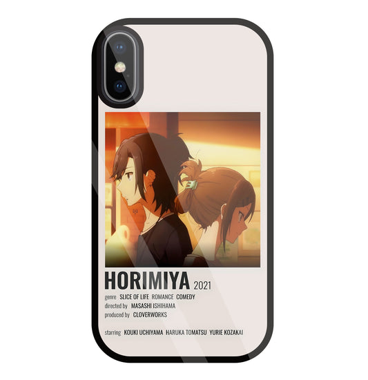 Horimiya Glass Case For Apple iPhone X