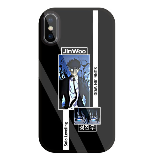 Jin Woo Sung Anime Glass Case For Apple iPhone X