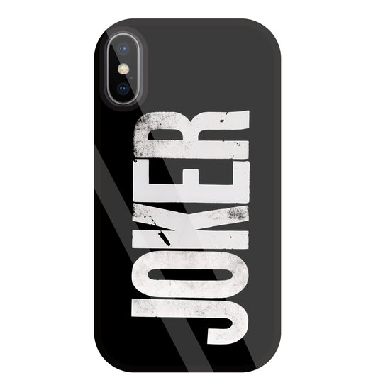 Joker Glass Case For Apple iPhone X
