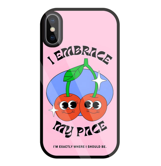 My Pace Glass Case For Apple iPhone X