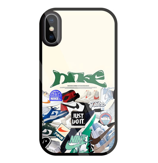 Nike Shoes Glass Case For Apple iPhone X