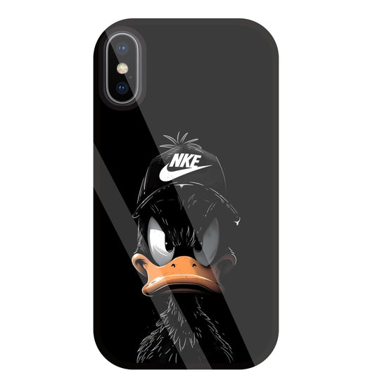 Nike Toon Duck Glass Case For Apple iPhone X