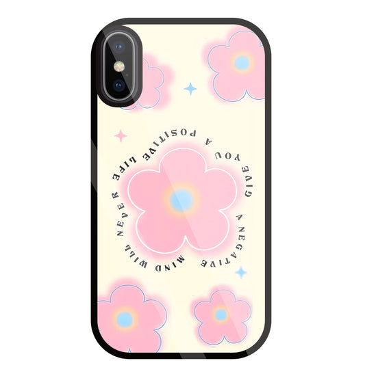 Positive Life Glass Case For Apple iPhone X