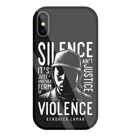 Silence Glass Case For Apple iPhone X