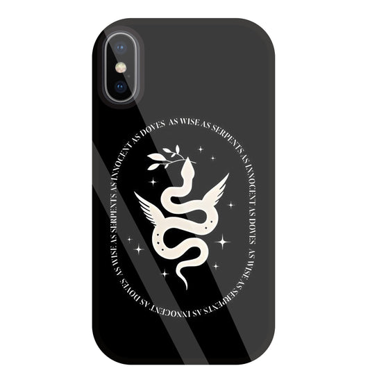 Snakestress Glass Case For Apple iPhone X