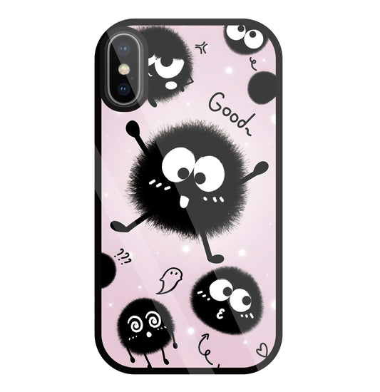 Soot Spirit Glass Case For Apple iPhone X