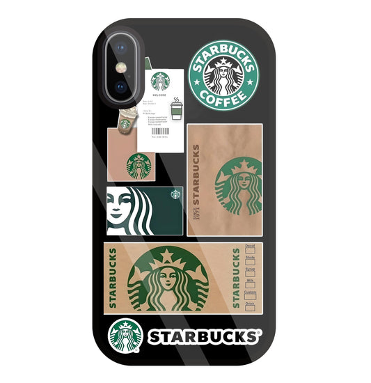 Starbucks 1971 Glass Case For Apple iPhone X