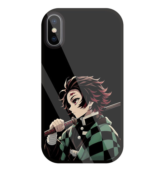 Tanjiro Kamado Glass Case For Apple iPhone X