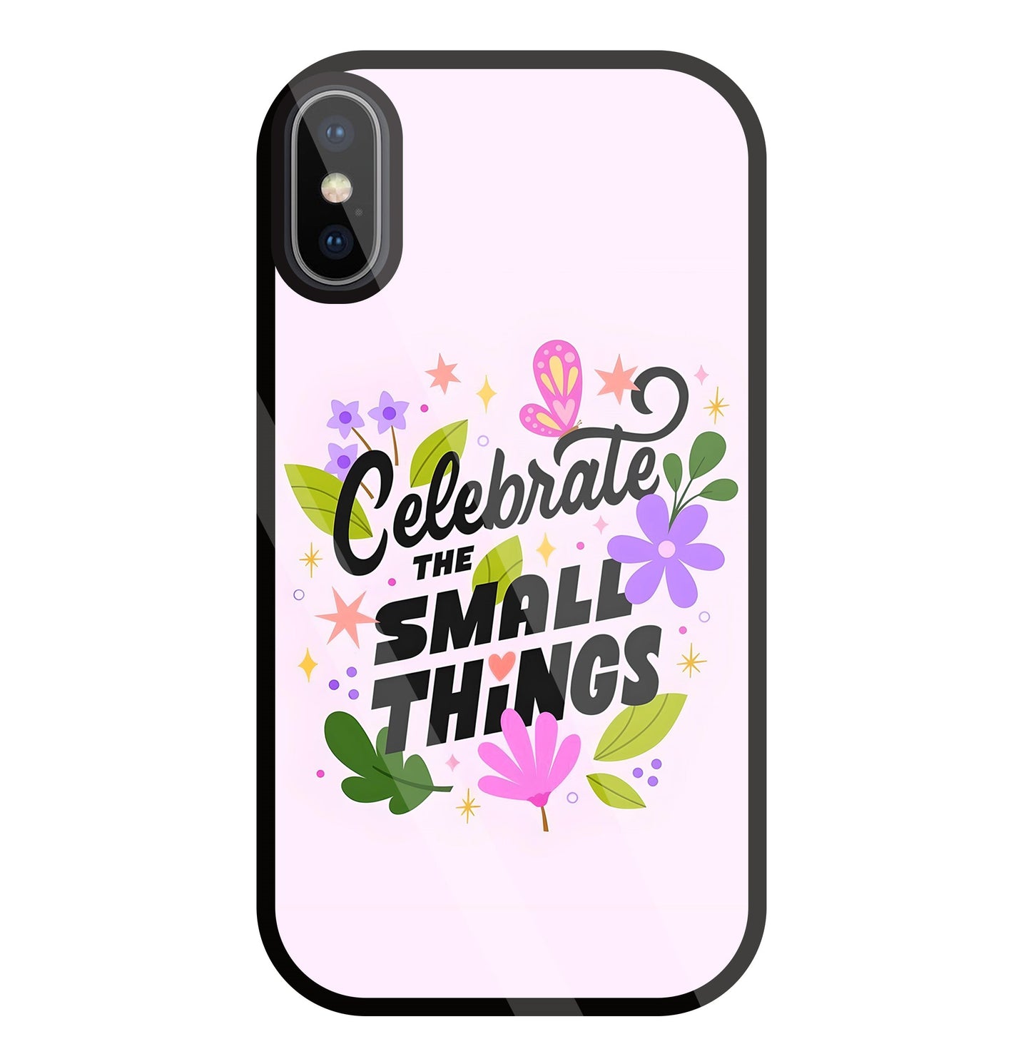 The Small Things Glass Case For Apple iPhone X