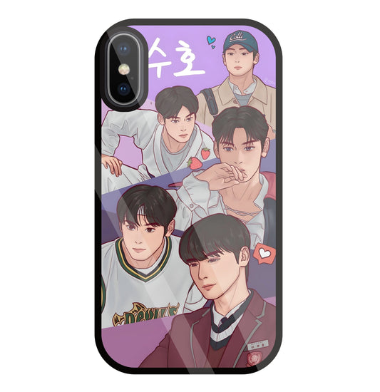 Ture Beauty K Drama Glass Case For Apple iPhone X