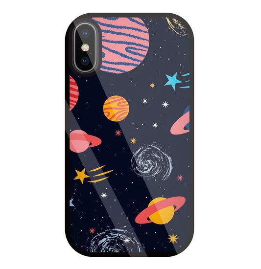Universe In Space Glass Case For Apple iPhone X