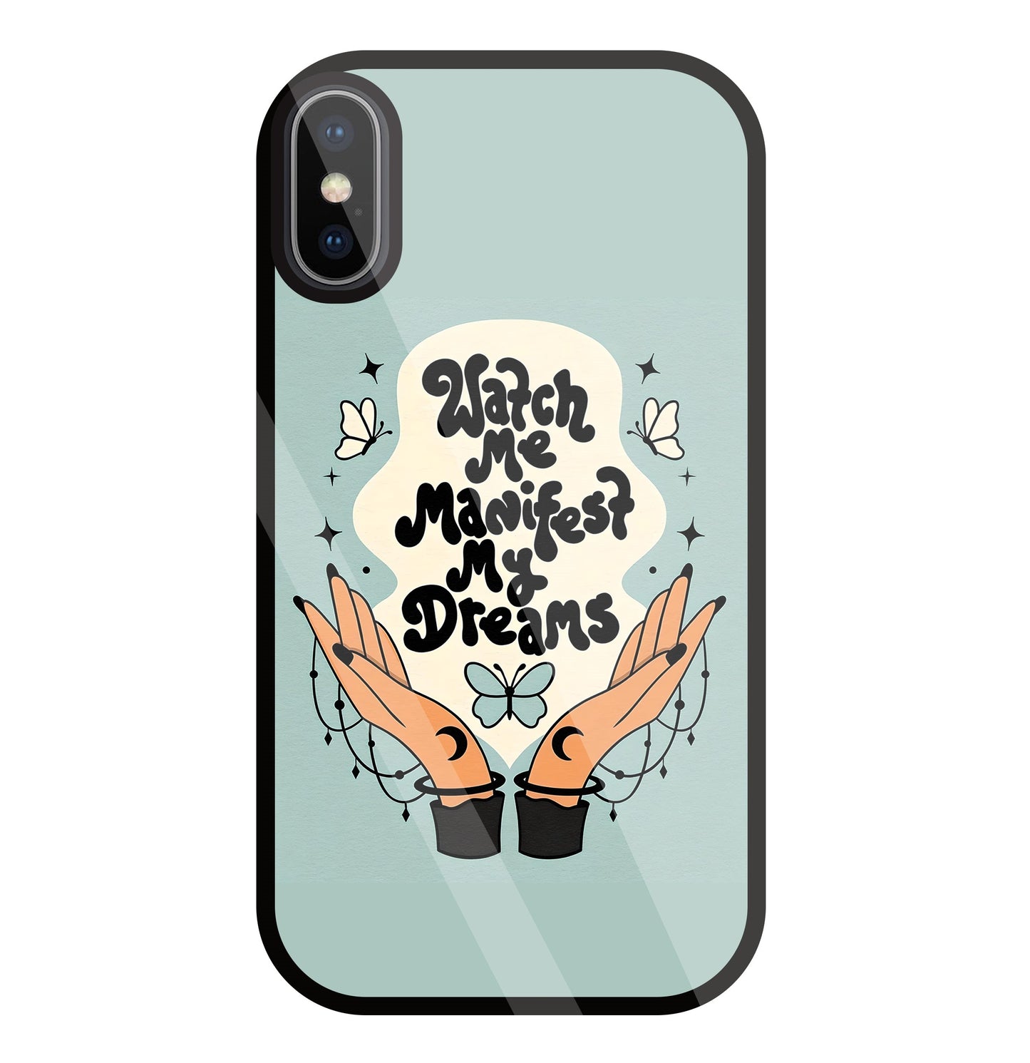 Watch Me Dream Glass Case For Apple iPhone X