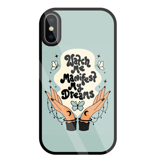 Watch Me Dream Glass Case For Apple iPhone X