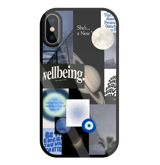 WellBeing Glass Case For Apple iPhone X