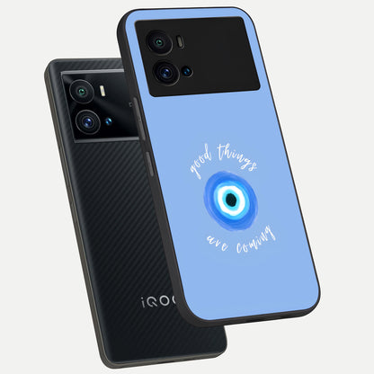  Bright Future Ahead phone case For iQOO 9 Pro showing premium glass back cover with detailed artwork