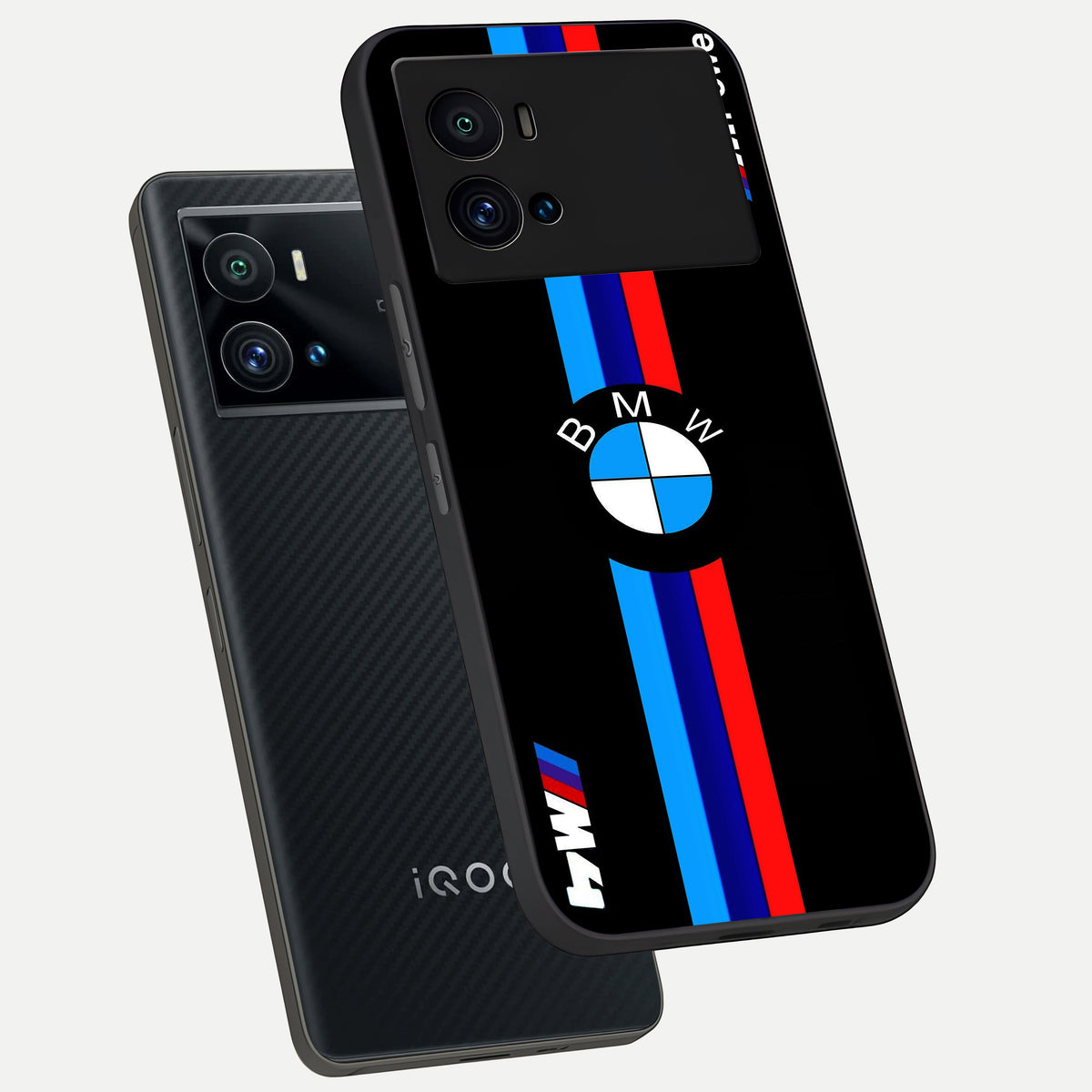  Turbo BMW Beast phone case For iQOO 9 Pro showing premium glass back cover with detailed artwork