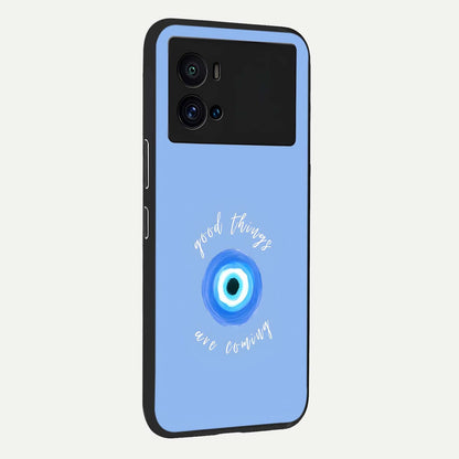  Bright Future Ahead back cover For iQOO 9 Pro slim fit glass case with vibrant aesthetic design