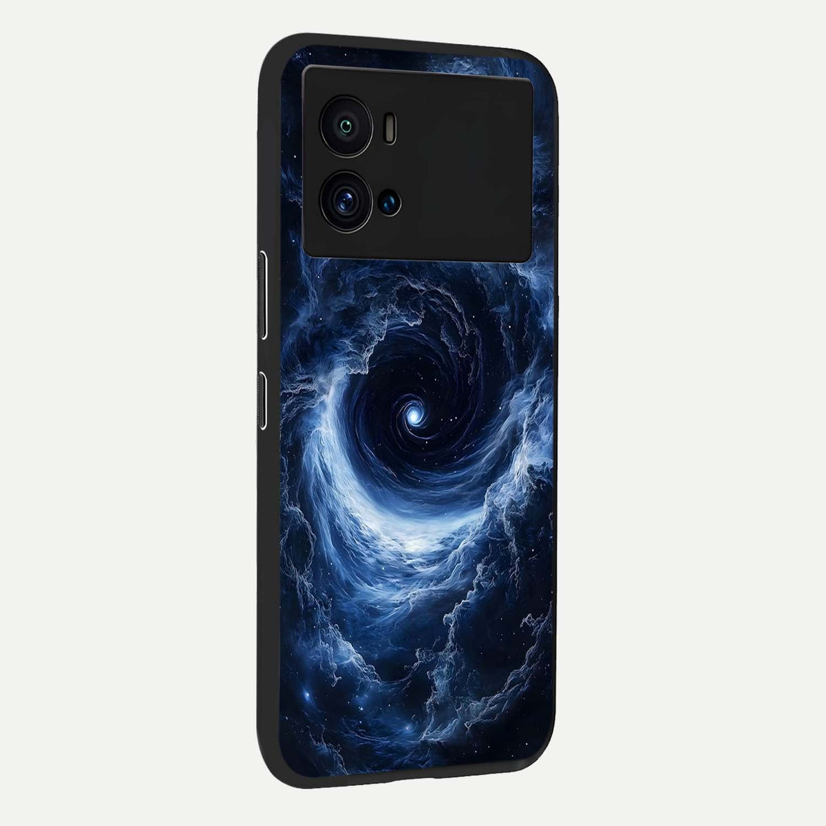  Stunning Galaxy back cover For iQOO 9 Pro slim fit glass case with vibrant aesthetic design