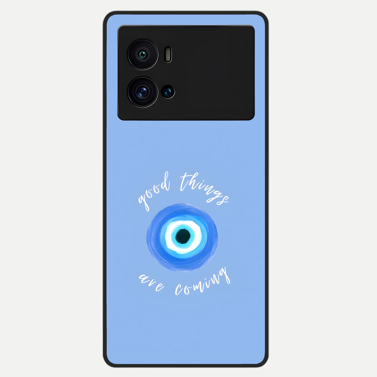  Bright Future Ahead Glass Case For iQOO 9 Pro back cover – full design glossy printed glass finish