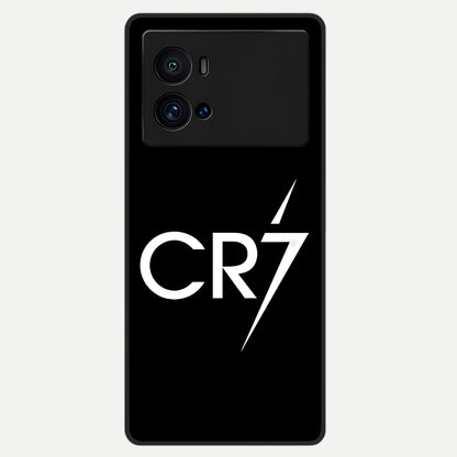  CR7 Elite Strike Glass Case For iQOO 9 Pro back cover – full design glossy printed glass finish