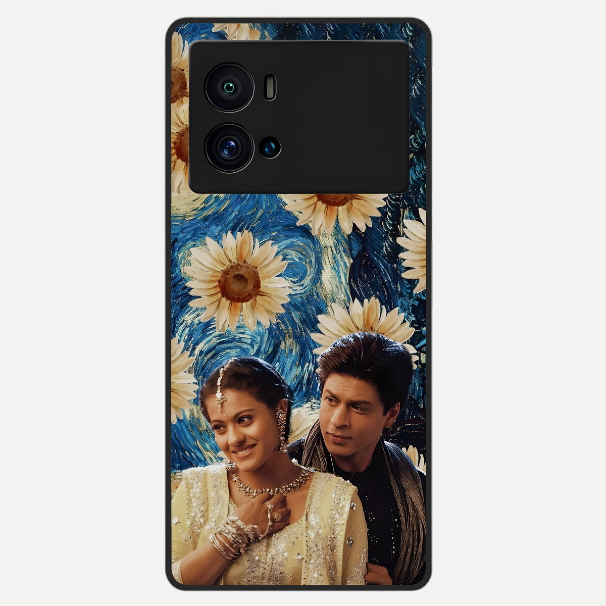  Eternal Love Story Glass Case For iQOO 9 Pro back cover – full design glossy printed glass finish