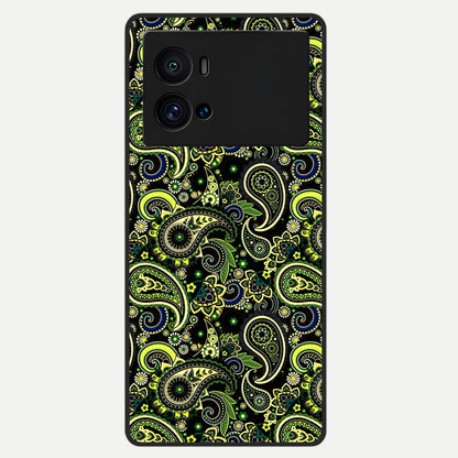  Green Lemon Glass Case For iQOO 9 Pro back cover – full design glossy printed glass finish
