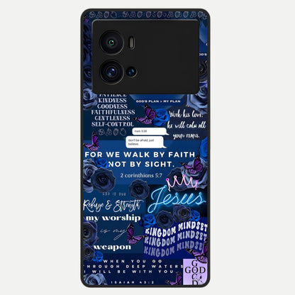  Kingdom Faith Glow Glass Case For iQOO 9 Pro back cover – full design glossy printed glass finish