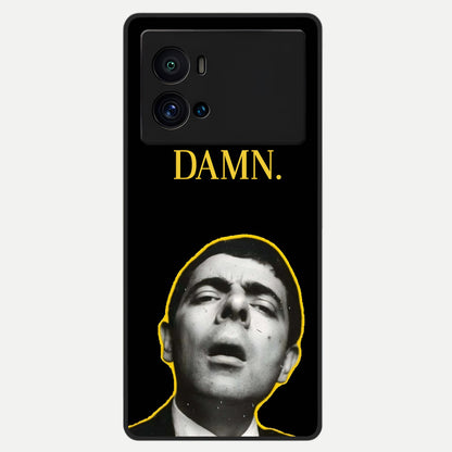  Mr Bean Damn Glass Case For iQOO 9 Pro back cover – full design glossy printed glass finish