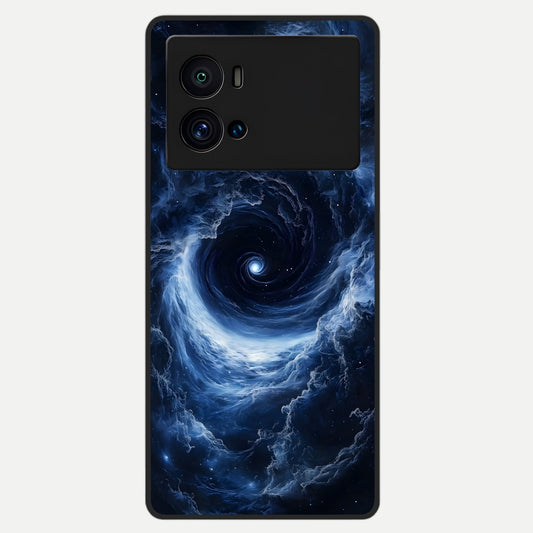  Stunning Galaxy Glass Case For iQOO 9 Pro back cover – full design glossy printed glass finish