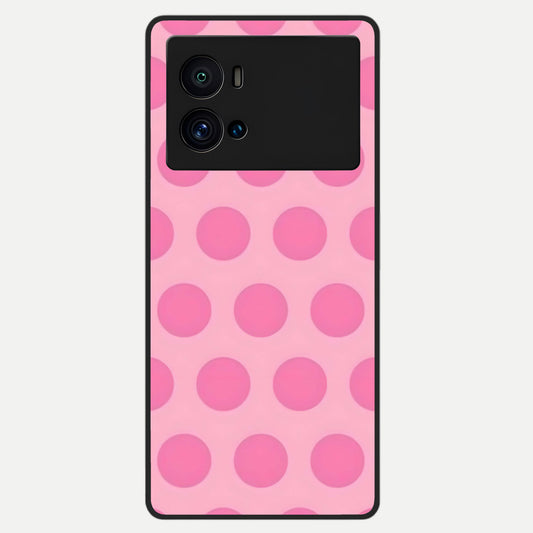  Sweet Dot Dreams Glass Case For iQOO 9 Pro back cover – full design glossy printed glass finish