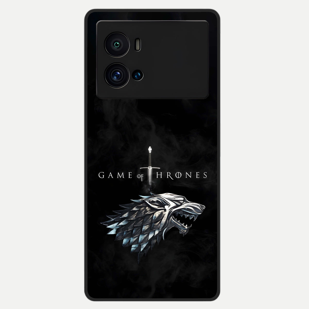  Throne Wolf Legacy Glass Case For iQOO 9 Pro back cover – full design glossy printed glass finish
